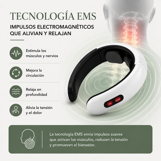 Masajeador de cuello y espalda EMS™